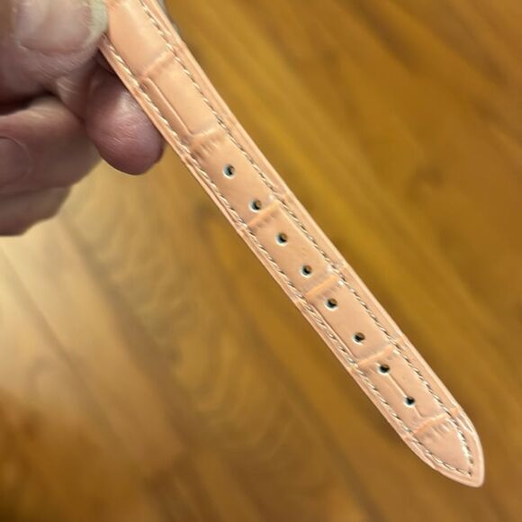 Napsoul Pink Quartz Wrist Watch NEW with leather band - Picture 5 of 9